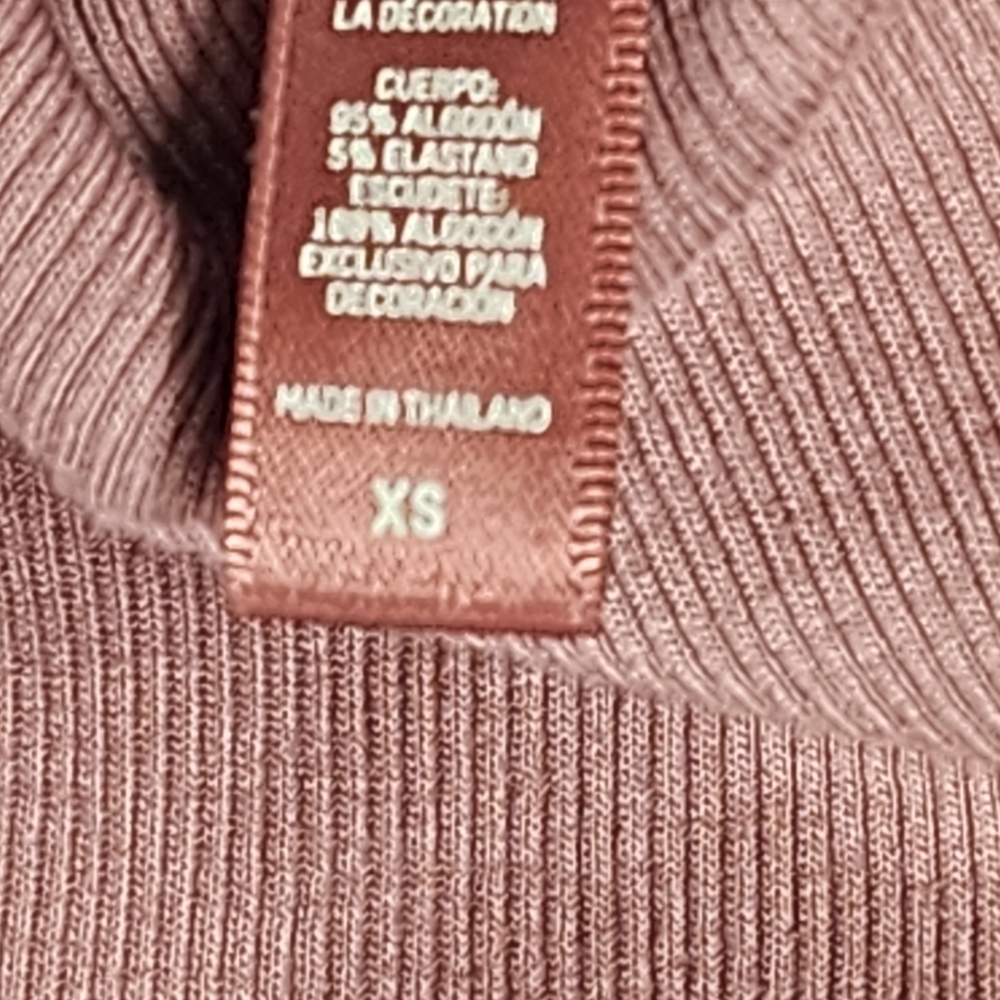 SKIMS COTTON RIB BODYSUIT/ ROSE CLAY/ NWT - Picture 11 of 16